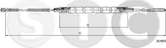 STC T483283 - Cavo comando, Freno stazionamento autozon.pro