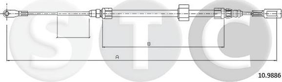 STC T483751 - Cavo comando, Freno stazionamento autozon.pro