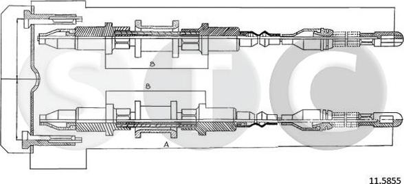 STC T482499 - Cavo comando, Freno stazionamento autozon.pro