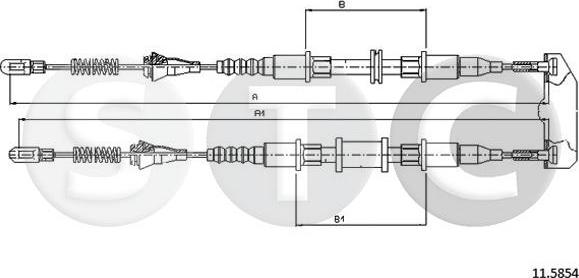 STC T482498 - Cavo comando, Freno stazionamento autozon.pro