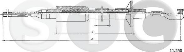 STC T482380 - Cavo comando, Comando frizione autozon.pro