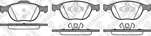 Stellox 995 000L-SX - Kit pastiglie freno, Freno a disco autozon.pro