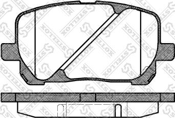 Stellox 965 000B-SX - Kit pastiglie freno, Freno a disco autozon.pro