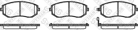 Stellox 962 011L-SX - Kit pastiglie freno, Freno a disco autozon.pro