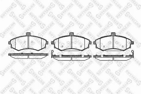 Stellox 904 002L-SX - Kit pastiglie freno, Freno a disco autozon.pro