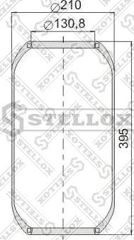 Stellox 90-06440-SX - Soffietto, Sospensione pneumatica autozon.pro