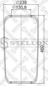 Stellox 90-07200-SX - Soffietto, Sospensione pneumatica autozon.pro