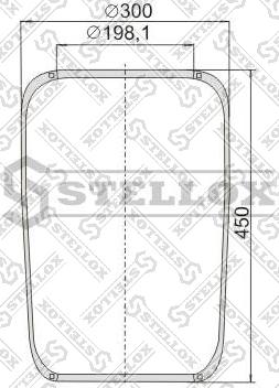 Stellox 90-07270-SX - Soffietto, Sospensione pneumatica autozon.pro