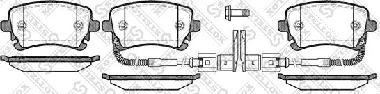 Stellox 908 002-SX - Kit pastiglie freno, Freno a disco autozon.pro