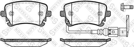 Stellox 908 011BL-SX - Kit pastiglie freno, Freno a disco autozon.pro