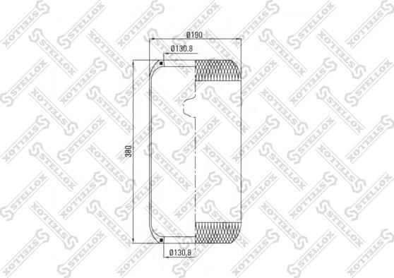 Stellox 90-36336-SX - Soffietto, Sospensione pneumatica autozon.pro