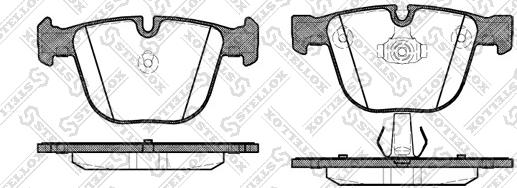 Stellox 903 000-SX - Kit pastiglie freno, Freno a disco autozon.pro