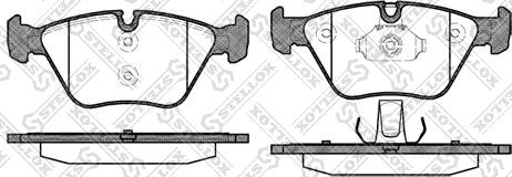 Stellox 974 000B-SX - Kit pastiglie freno, Freno a disco autozon.pro