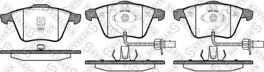 Stellox 975 002BL-SX - Kit pastiglie freno, Freno a disco autozon.pro