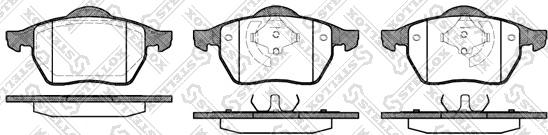 Stellox 401 001B-SX - Kit pastiglie freno, Freno a disco autozon.pro