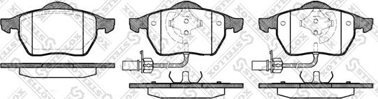 Stellox 401 022B-SX - Kit pastiglie freno, Freno a disco autozon.pro