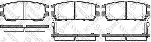 Stellox 416 002B-SX - Kit pastiglie freno, Freno a disco autozon.pro