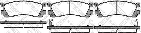 Stellox 410 002-SX - Kit pastiglie freno, Freno a disco autozon.pro