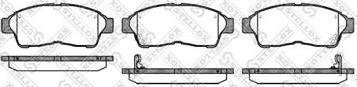 Stellox 413 002B-SX - Kit pastiglie freno, Freno a disco autozon.pro