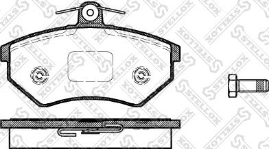 Stellox 412 000-SX - Kit pastiglie freno, Freno a disco autozon.pro