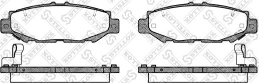 Stellox 435 004-SX - Kit pastiglie freno, Freno a disco autozon.pro