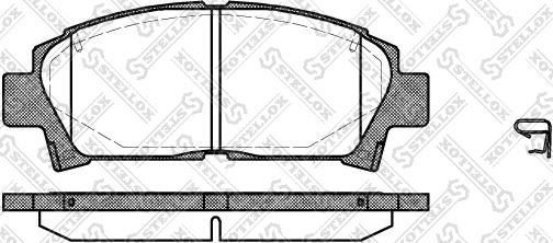 Stellox 438 002-SX - Kit pastiglie freno, Freno a disco autozon.pro