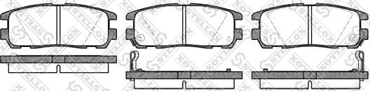 Stellox 437 002B-SX - Kit pastiglie freno, Freno a disco autozon.pro