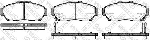 Stellox 475 002B-SX - Kit pastiglie freno, Freno a disco autozon.pro