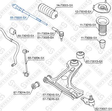 Stellox 55-73005-SX - Giunto assiale, Asta trasversale autozon.pro