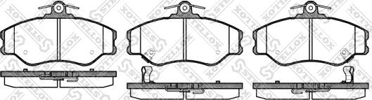 Stellox 505 002-SX - Kit pastiglie freno, Freno a disco autozon.pro