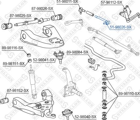 Stellox 51-98026-SX - Testa barra d'accoppiamento autozon.pro