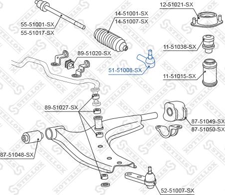 Stellox 51-51008-SX - Testa barra d'accoppiamento autozon.pro