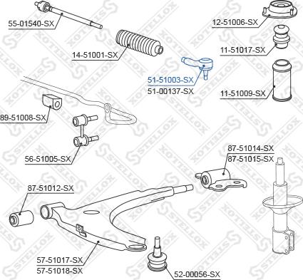 Stellox 51-51003-SX - Testa barra d'accoppiamento autozon.pro