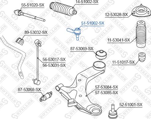 Stellox 51-51002-SX - Testa barra d'accoppiamento autozon.pro