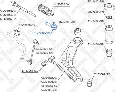 Stellox 51-53009-SX - Testa barra d'accoppiamento autozon.pro