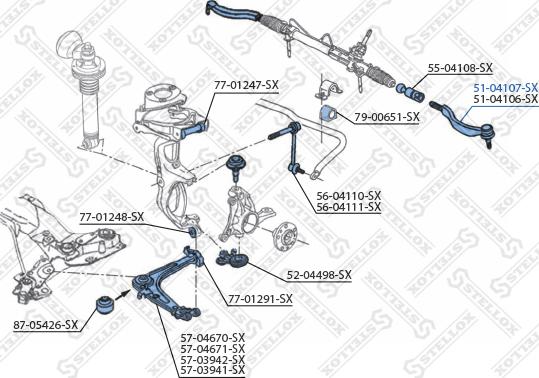 Stellox 51-04107-SX - Testa barra d'accoppiamento autozon.pro