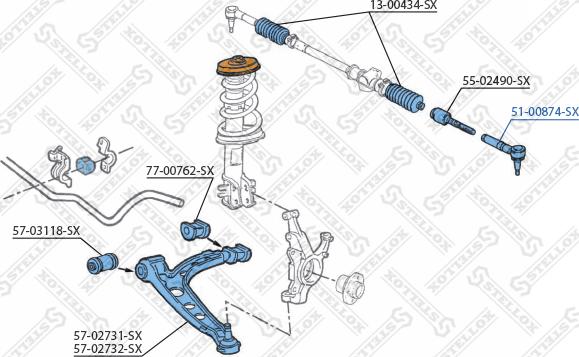 Stellox 51-00874-SX - Testa barra d'accoppiamento autozon.pro