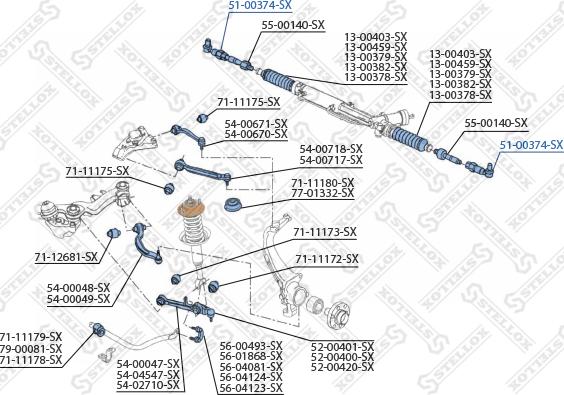 Stellox 51-00374-SX - Testa barra d'accoppiamento autozon.pro