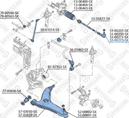 Stellox 51-00273-SX - Testa barra d'accoppiamento autozon.pro