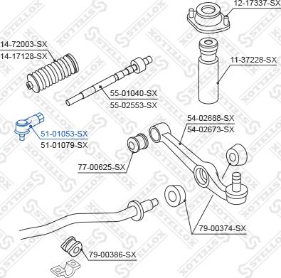 Stellox 51-01053-SX - Testa barra d'accoppiamento autozon.pro