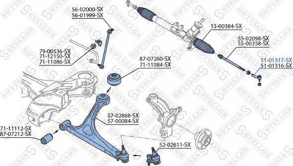 Stellox 51-01317-SX - Testa barra d'accoppiamento autozon.pro