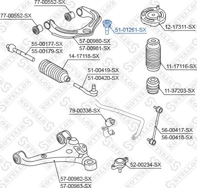 Stellox 51-01261-SX - Testa barra d'accoppiamento autozon.pro