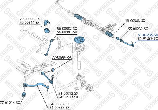 Stellox 51-01235-SX - Testa barra d'accoppiamento autozon.pro