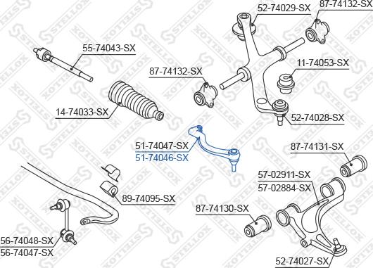 Stellox 51-74046-SX - Testa barra d'accoppiamento autozon.pro