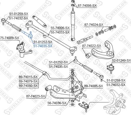 Stellox 51-74035-SX - Testa barra d'accoppiamento autozon.pro