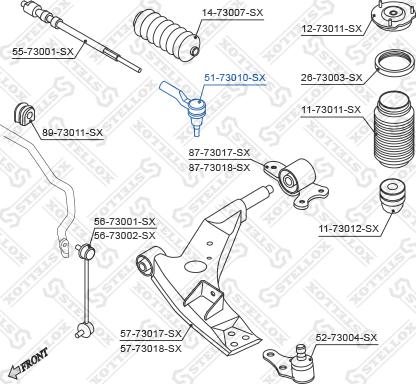 Stellox 51-73010-SX - Testa barra d'accoppiamento autozon.pro