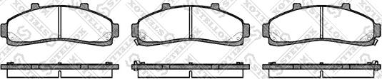 Stellox 582 002B-SX - Kit pastiglie freno, Freno a disco autozon.pro