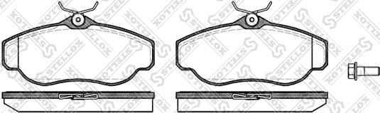 Stellox 587 000-SX - Kit pastiglie freno, Freno a disco autozon.pro