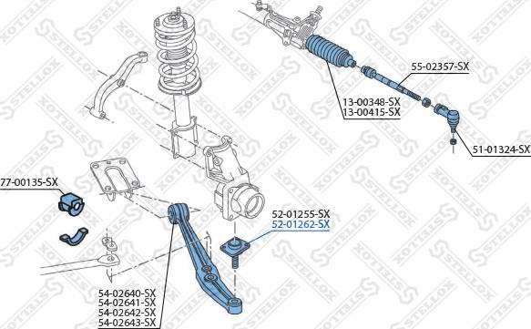 Stellox 52-01262-SX - Giunto di supporto / guida autozon.pro