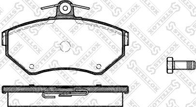 Lucas Electrical 6112662 - Kit pastiglie freno, Freno a disco autozon.pro